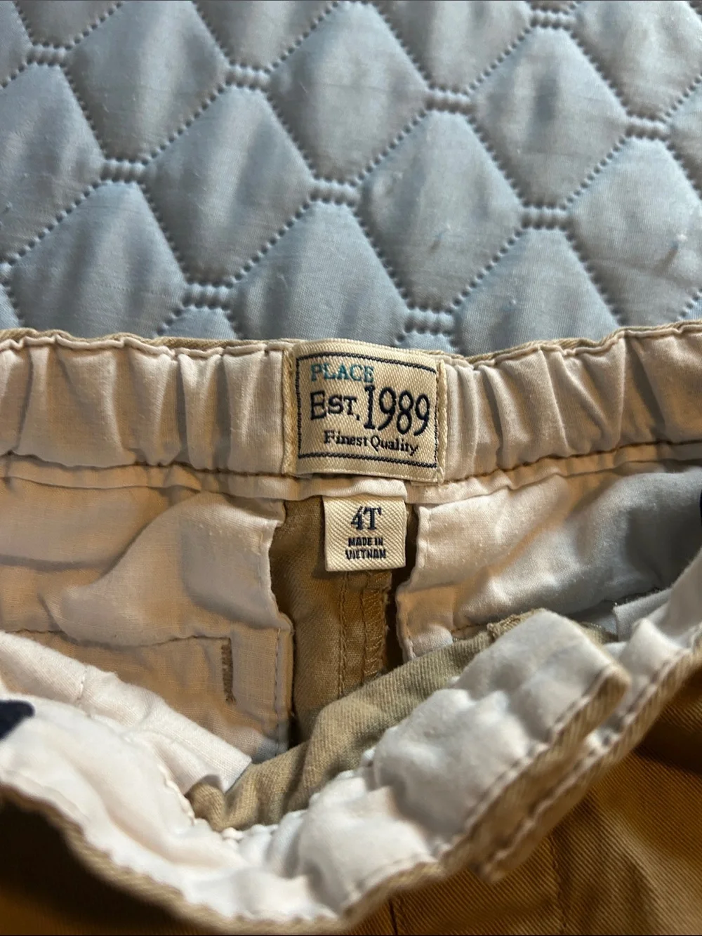 Place Boys Khaki/Tan Elastic Waist Shorts Pack
